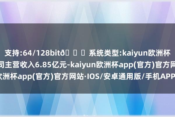 支持:64/128bit🍏系统类型:kaiyun欧洲杯appApp官方下载公司主营收入6.85亿元-kaiyun欧洲杯app(官方)官方网站·IOS/安卓通用版/手机APP下载